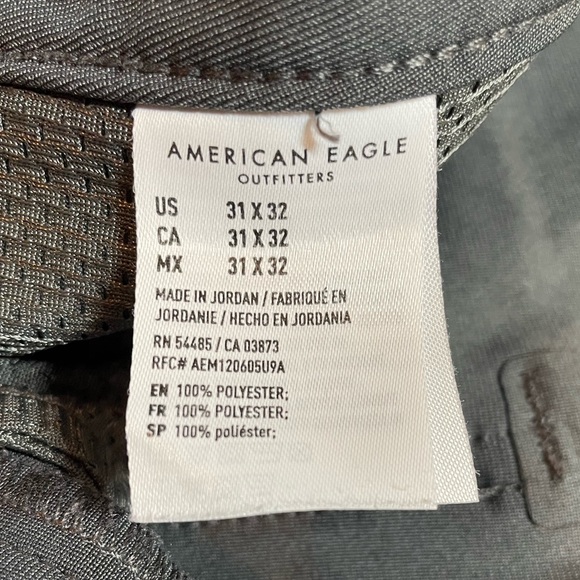 American Eagle Dark Gray Men’s Dress Pants - Picture 2 of 5